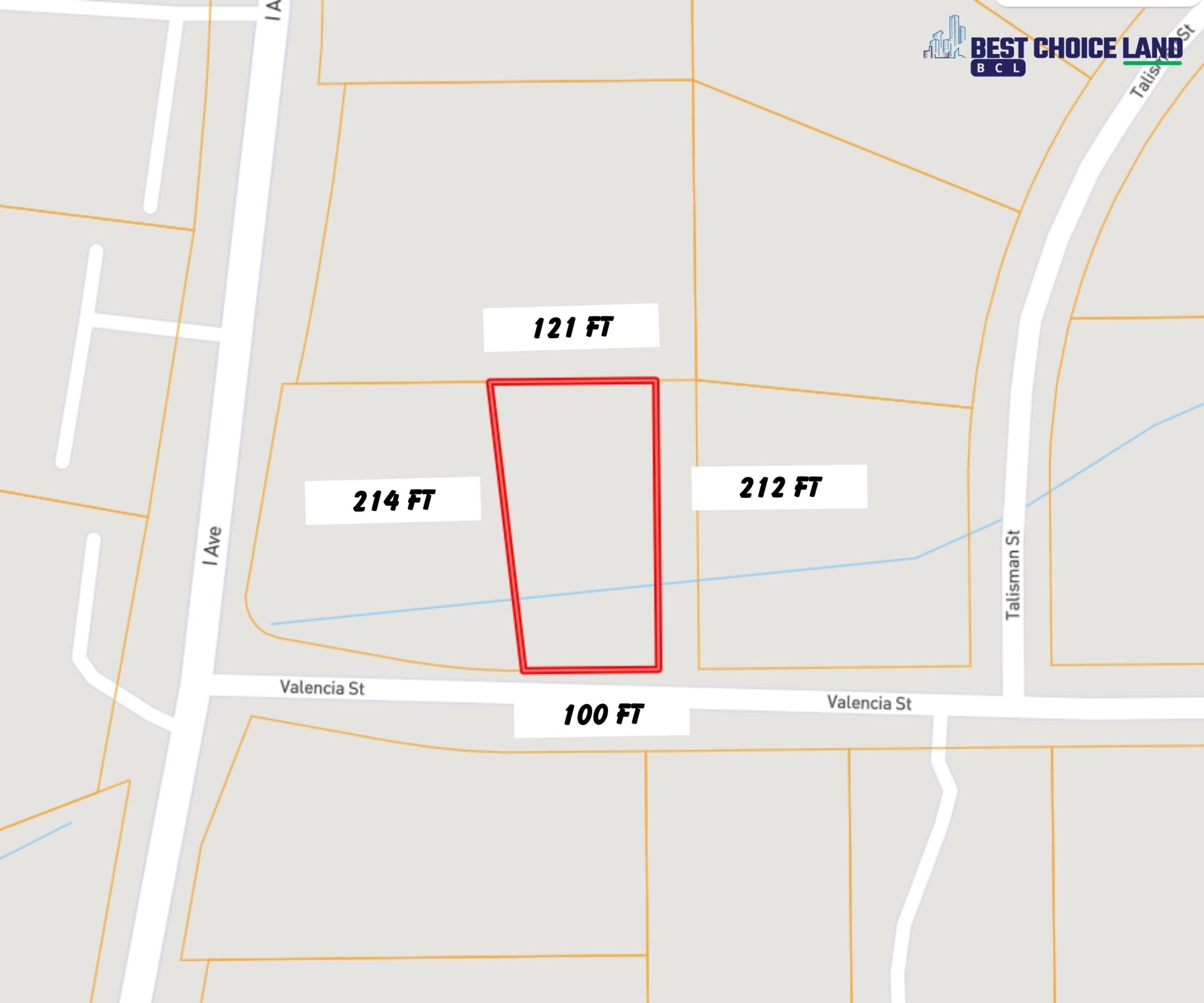 measurement from land