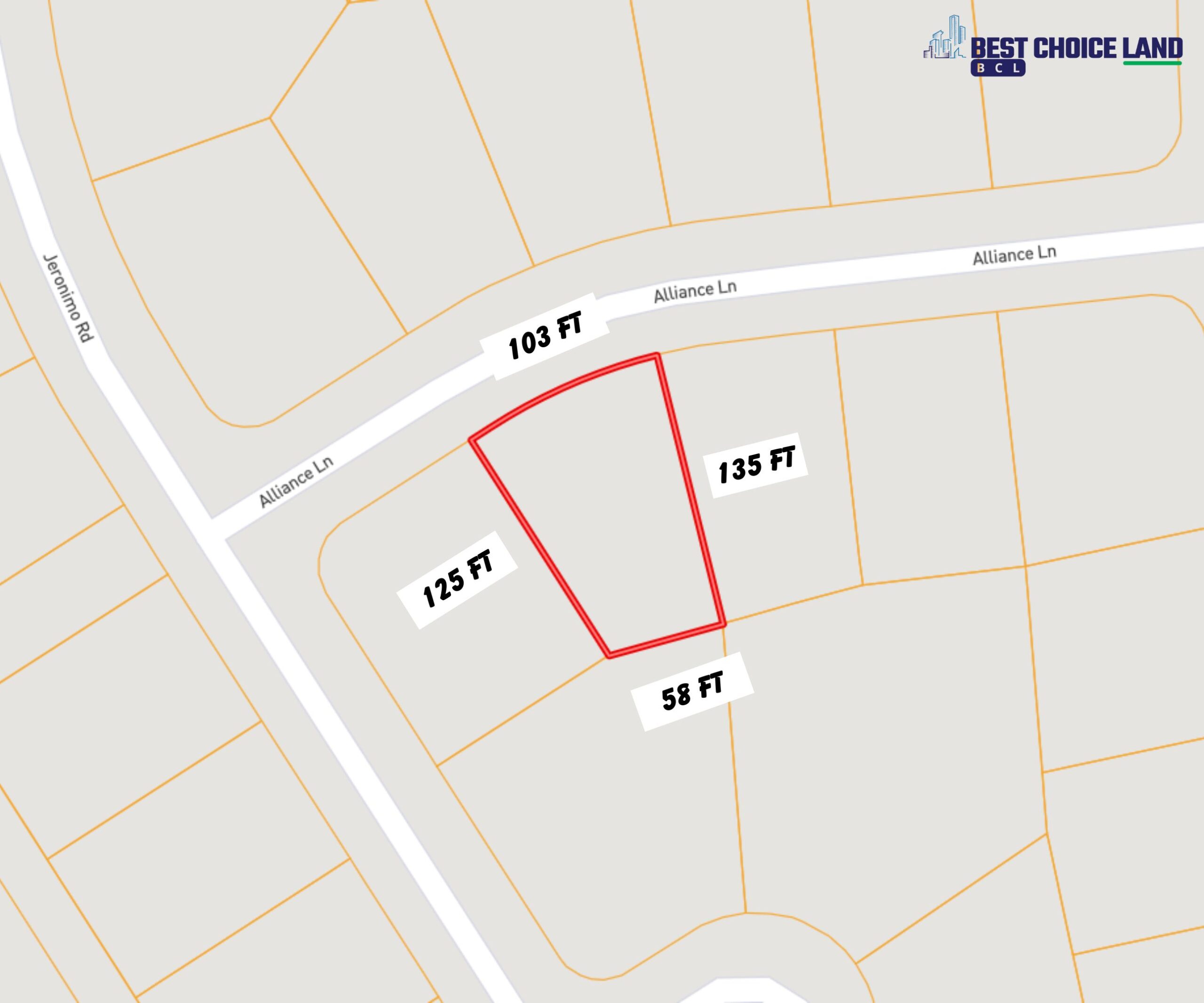 measurement from land