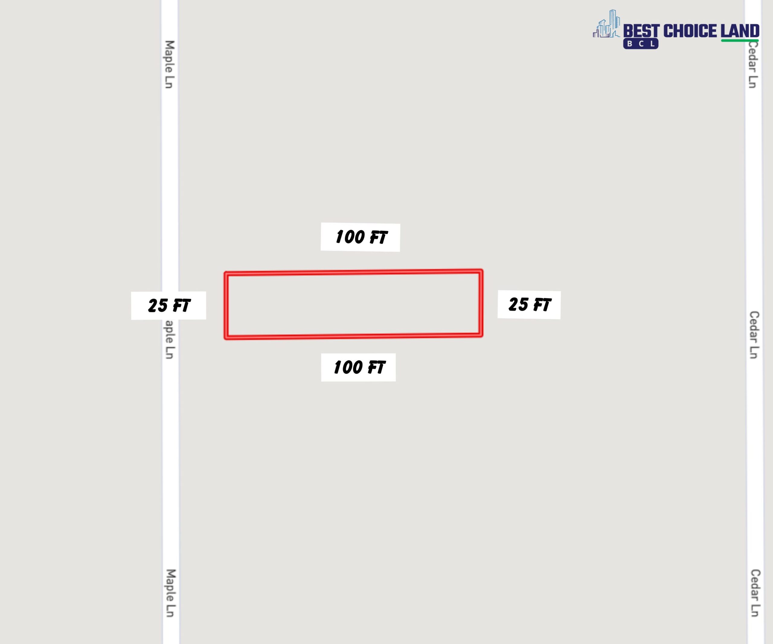 measurement from land