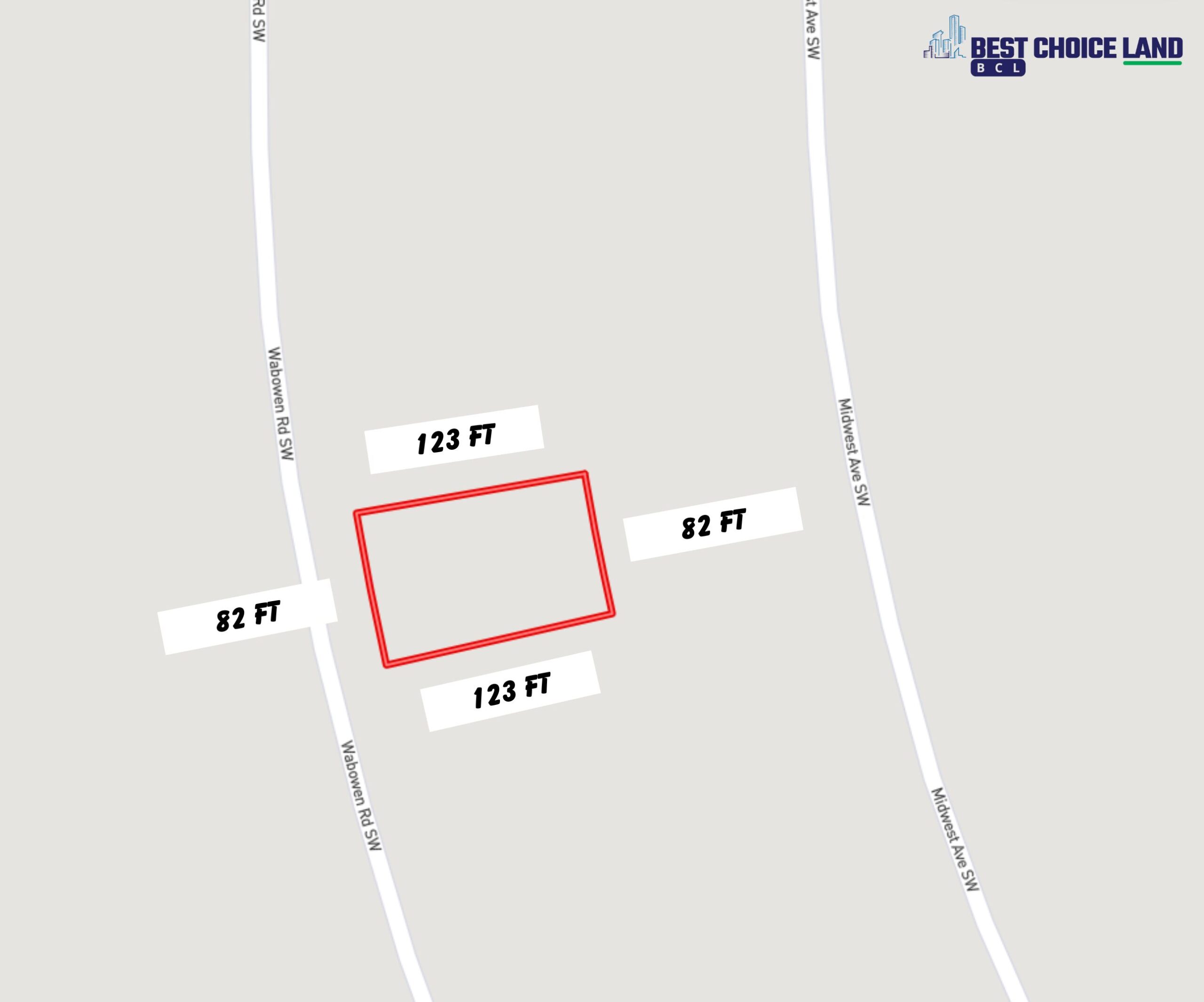 measurement from land