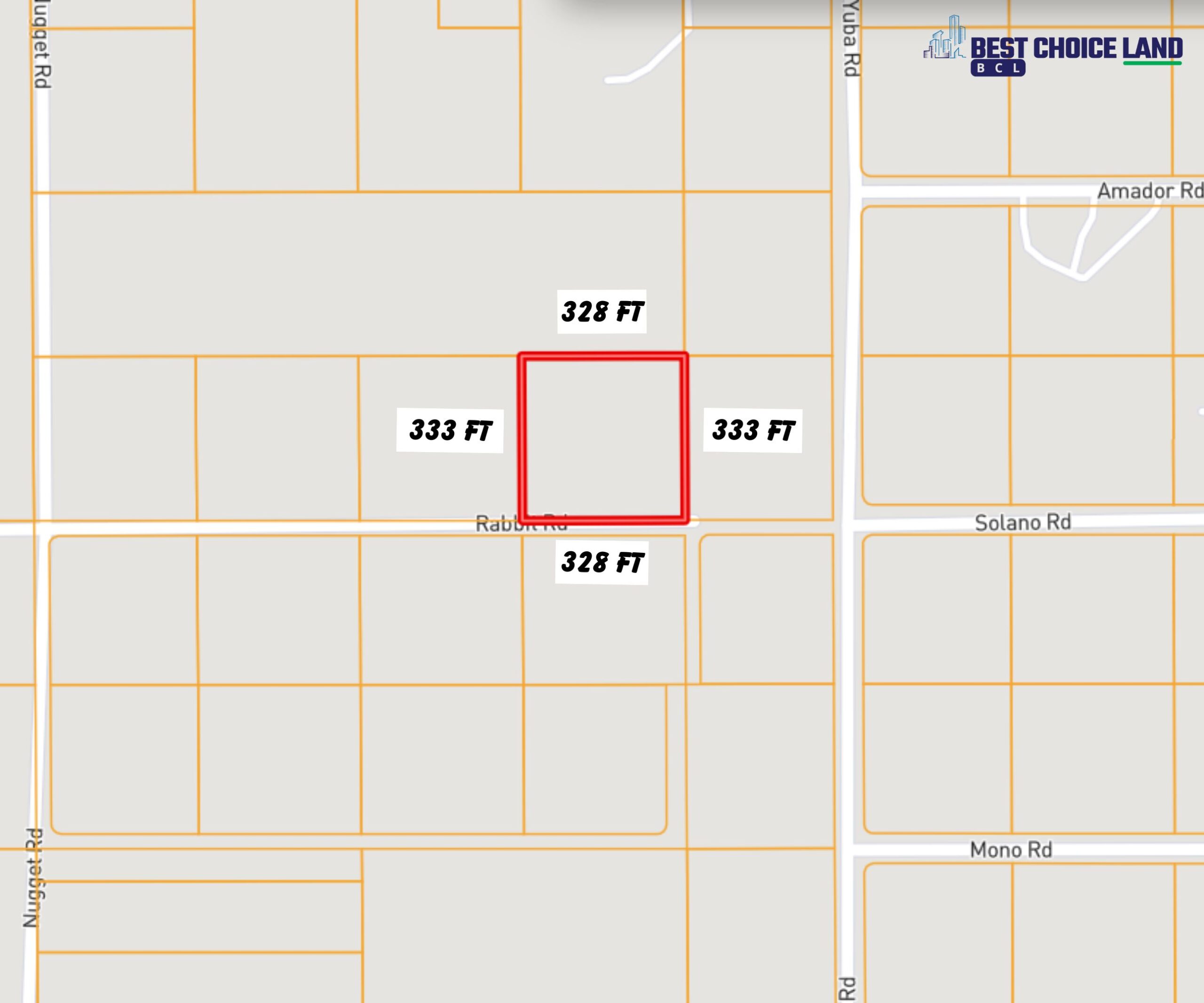 measurement from land